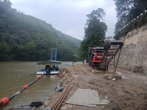 Песчаные драги и оборудование для промывки песка в Бутане.